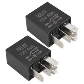 Be In Your Mind 2Pcs Micro Relay 5 Contacts Changeover CO 12V 15A 25A 40A Vehicle with Diode Relay Switch 5Pin Automotive Power Relay 95225-2D000,25422819, 6555HJ