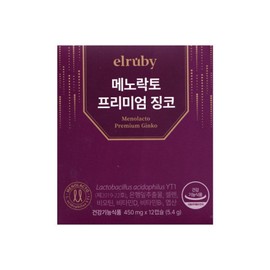 Huons Menolacto Premium Ginkgo 450mg x 12 capsules 1 box / 휴온스 메노락토 프리미엄 징코 450mg x 12캡슐 1박스