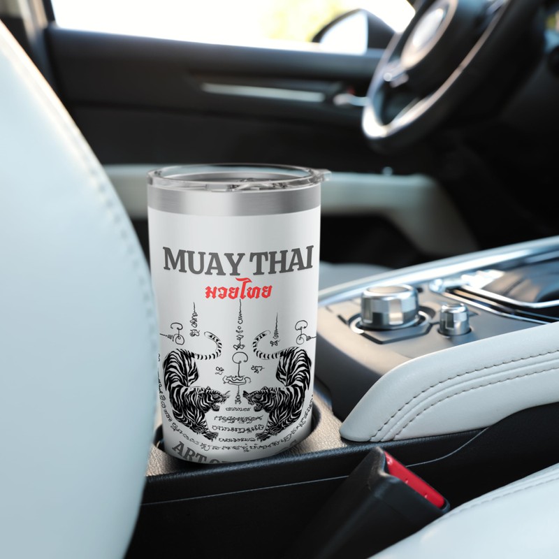 Sak Yant Twin Tiger - Muay Thai Magical Tattoo Strength