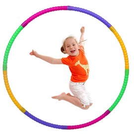MXJFYY Hoola Hoops für Kinder, Abnehmbarer Verstellbarer Fitness Reifen für Gymnastik, Tanz, Spiele, Abnehmen für Jungen und Mädchen (60DM)