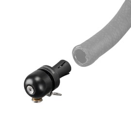 ROCKBROS 2-in-1 Bicycle Bell as Handlebar Plug, Bicycle Bell as Handlebar End Caps, Mini Bell Bicycle Horn Suitable for Road Bikes with Curved Handlebar, Drop Bar Handlebar Racing Handlebar, 22.2 mm