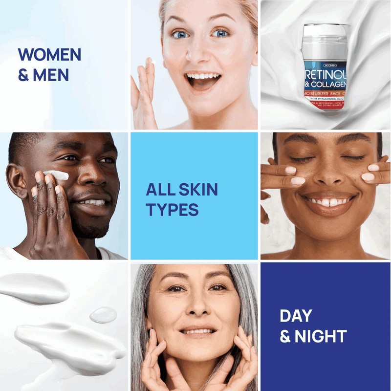 Moonrin Retinol Cream for Face Collagen and Retinol Moisturizer with