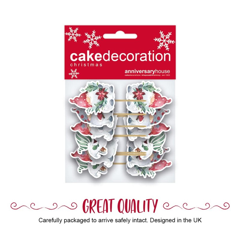 Christmas Gonk Cupcake Toppers