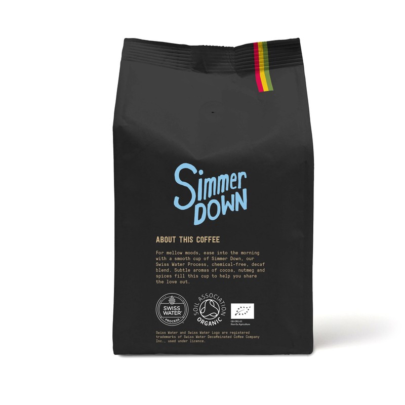 Decaffeinated Organic Ground Coffee 227g - Swiss Water Decaf -