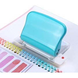 Paper Binding Machine, Paper Binding Machine, Handheld Portable Spiral Binding Machine A4, A5, A6, A7, Coil Book, Round Hole Punch For School, Office