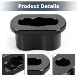 Upgraded Aluminum Tailgate Hinge Bushing 66102-0C021 Fit for Toyota Tundra 2007-2021 for Rear Tail Gate Left Driver Side Black