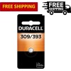 Duracell 309/393 Silver Oxide Button Battery 1.5 Volt Battery, 1