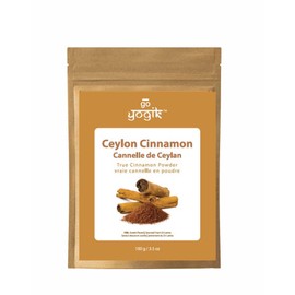 Go-Yogik Ceylon Cinnamon-100g | Organically Grown in Sri-Lanka, Processed in India | True cinnamon