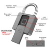Fingerprint Padlock, Pothunder Smart Lock with APP Fingerprint Key, Keyed
