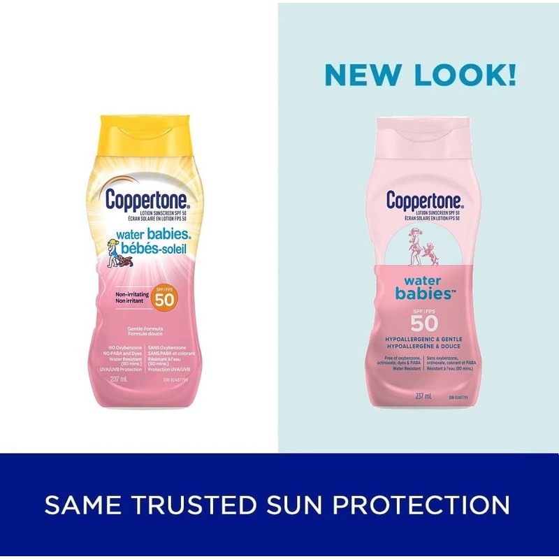 Coppertone Waterbabies Sunscreen Lotion Spf 50, Water Resistant Sun Protection