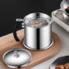 Stainless Steel Oil Strainer and Container Oil Storage Pot with