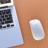 HXSJ Wireless Mouse Rechargeable for Windows/XP/Vista/Me 2.4G Colorful Light Office