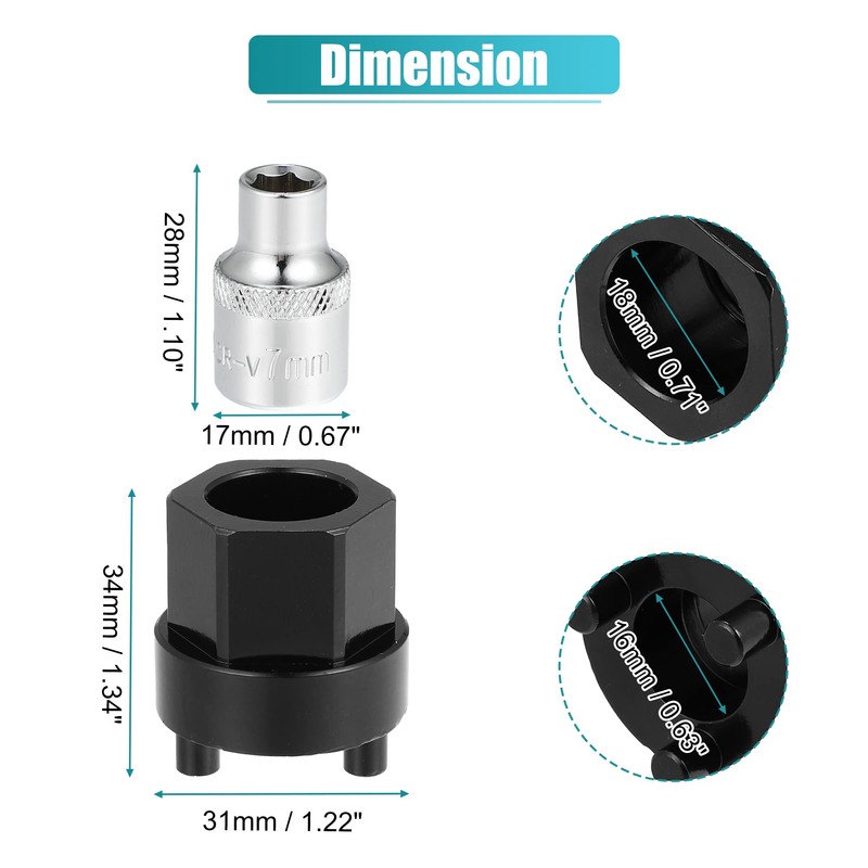 A ABSOPRO 1 Set 20 mm A/C Compressor Clutch Hub