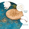 Craftdady 100pcs 12mm Gold Open Jump Rings Stainless Steel Split