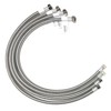 Faucet Water Supply Connector Line Braided Stainless Steel, Faucet Supply