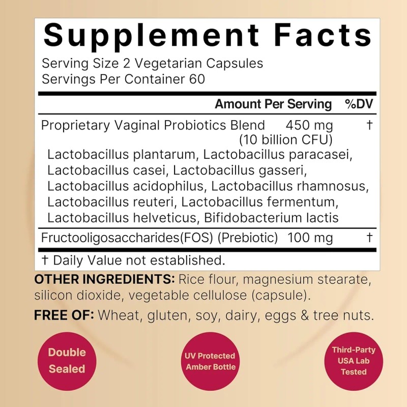 Probióticos Vaginales Naturbell 120 Caps 1g