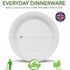 Ask Packaging 100 Paper Plates 23cm - 9 inch Disposable