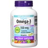 Webber Naturals Omega-3 Kids Softgel Capsules, Natural Orange, 120 Count