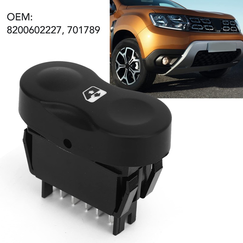 Car Window Regulator Switch, 8200602227, Driver Side Window Regulator Switch,