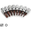 1/4" Torx Bit Socket Kit Socket Wrench Torx Bits Chrome