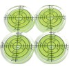 Spirit Level Bubble Level Yellow 4-Piece Set High Precision Round