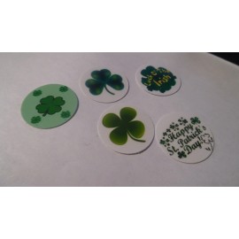 Unbranded Pre Cut One Inch Bottle Cap Images! ST. PATRICK'S DAY LUCKFree Ship - photo, 15 images