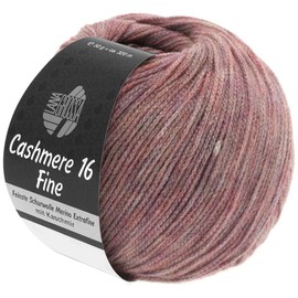 LANA GROSSA Cashmere 16 Fine | Chain Yarn Made of Cashmere and Merino Wool | Hand Knitting Yarn Made from 80% Virgin Wool (Merino Extrafine), 10% Cashmere & Polyamide | 50 g Wool for Knitting &