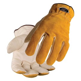 Black Stallion 97 Value Grain/Split Cowhide Driving Gloves, Medium