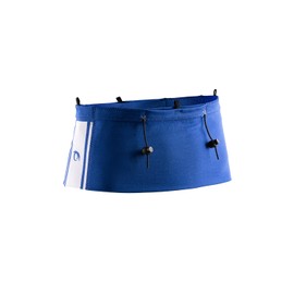 LURBEL Loop Three, Carrier Belt, Trail Belt, Pole Carrier Belt, Optimal Fit, Unisex, Royal Blue/White, 2, Modern