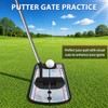 Golf Putting Mirror Training Aid, 12"x5.7" Putting Alignment Mirror