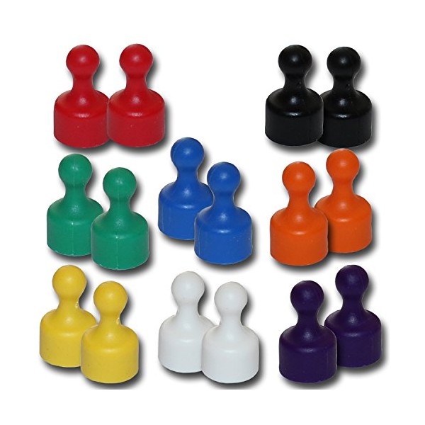 MAGNETHANDEL® Set of 16 Neodymium Cone Magnets Diameter 12 x