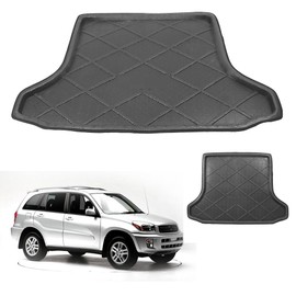 Mallofusa Cargo Liner Rear Cargo Tray Trunk Floor Mat Compatible for Toyota RAV4 5-Door Wagon 2001 2002 2003 2004 2005 Black