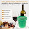 Plastic Wine and Wiskey Bottle Stopper - Pack of 12