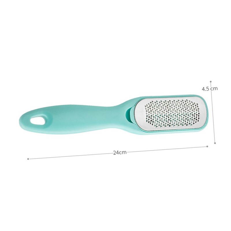 FRCOLOR 1pc Double-sided Stainless Steel Foot File for Callus Removal