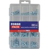 ForgePack Bolts w/Nuts & Washers | Assorted | Zinc Plated