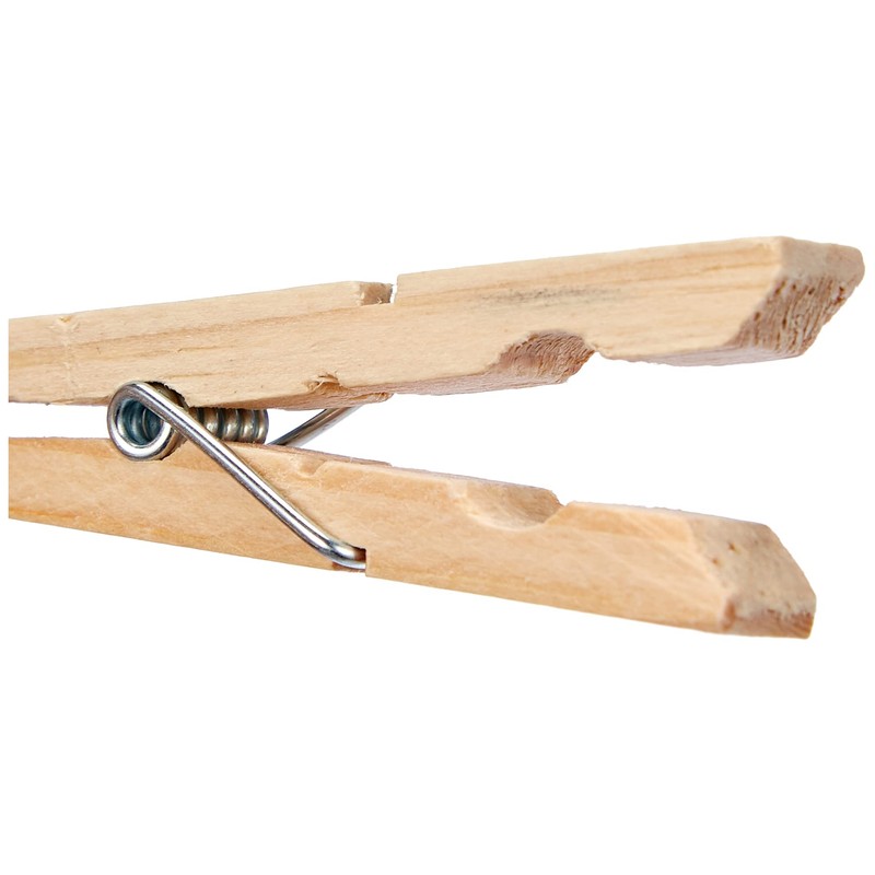 Glorex Wooden Clothes Pegs 72 mm 24St, Natural 21 x