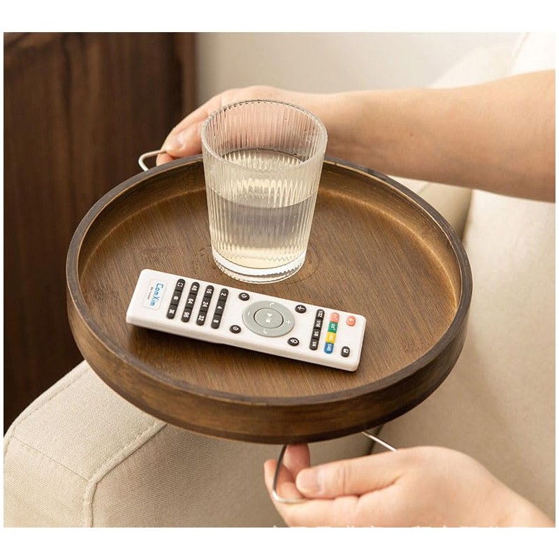 Hosoncovy Sofa Arm Tray, Sofa Arm Clip Table Coach Armrest
