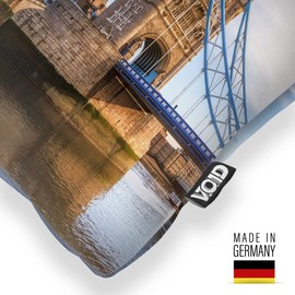 VOID Tower Bridge London Cushion Cover Polyester Waterproof Outdoor Indoor Cushion Size: 40 x 40 cm