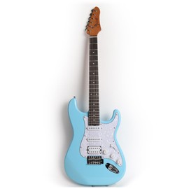 Fojill Full Size Electric Guitar Solid Mahogany Body Roasted Canadian Maple Neck Genuine Rosewood Fretboard Bone Nut With Padded Gig Bag