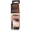 Delia Cosmetics - Brown Triple Pen for Eyebrows - Feather