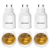 DiCUNO GU10 to E26 Light Bulb Socket Adapter, 2-pin Base