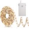 echosari Battery Operated Motion Sensor Cabinet Strip Lights, 9.8Ft 90