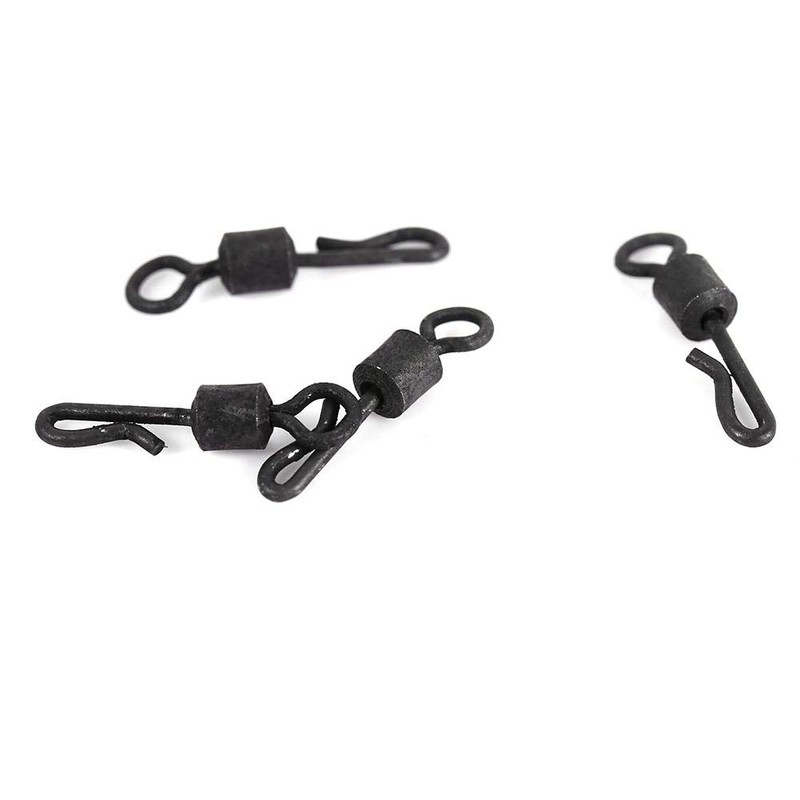 Dilwe Quick Change Swivels, 25pcs Q-shaped Fishing Tackle Quick Change