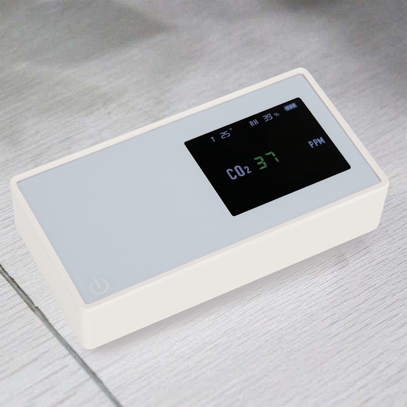 CO2 Monitor Professional Large Screen Display Carbon Dioxide Temperature Humidity