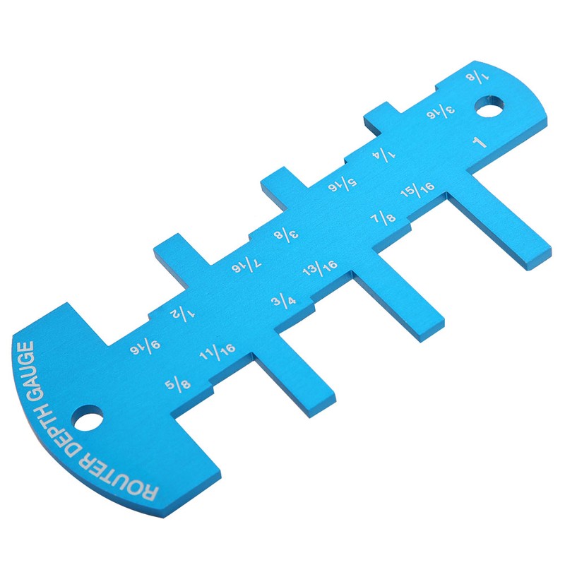 Table Saw Depth Measuring Ruler Aluminum Alloy Height Limit Gauge