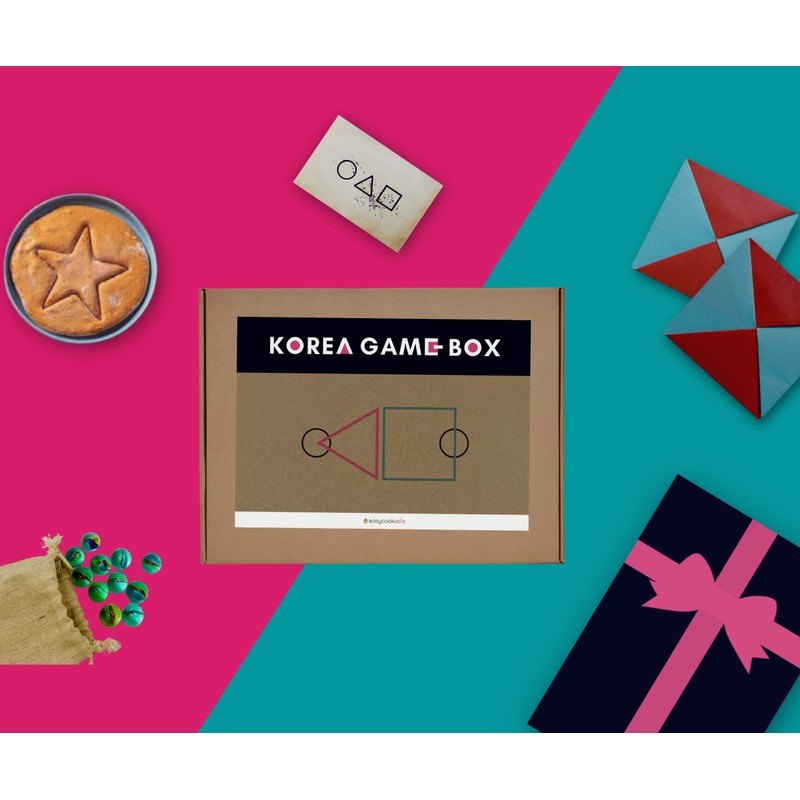 EasyCookAsia Korea Game Box I DIY Dalgona Set with 3