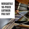 Soundspire 10-Piece Guitar File Set - Precision Ground Steel Nut