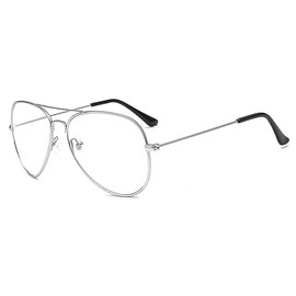 Fairydot Opticals | Zero Power Blue Cut Computer Glasses | Anti Glare, Lightweight & Blocks Harmful Rays | UV Protection Specs | For Men & Women | Medium (GK-AS-BLU)