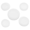 Gadpiparty 5pcs Pvc Round Stoppers for Piggy Banks Flexible Replacement