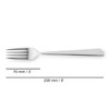 ARCOS Flatware Set 24 pieces - Silver Monoblock of one